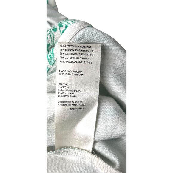 Anthropologie Maeve Ruched Floral Blouse Short Sleeve Womens Top X-Small - Picture 14 of 15